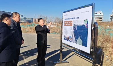 藍(lán)天集團(tuán)到海上世界、夾河·幸福新城調(diào)研交流